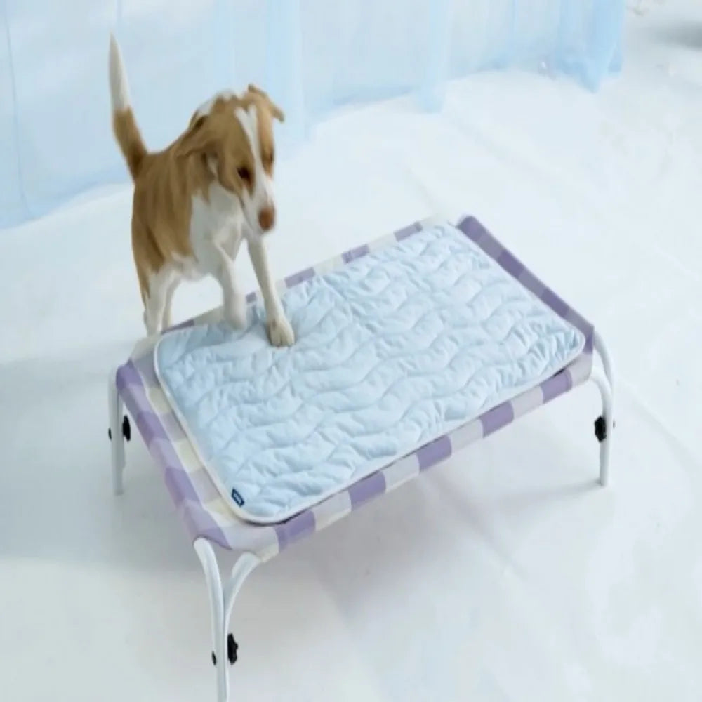 Washable Cooling Dog Mat Breathable Pet Bed For Seasonal Comfort