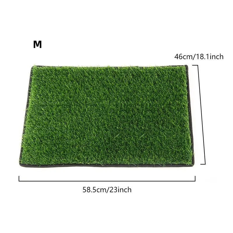 Portable Waterproof Artificial Turf Pet Urination Mat For Dogs
