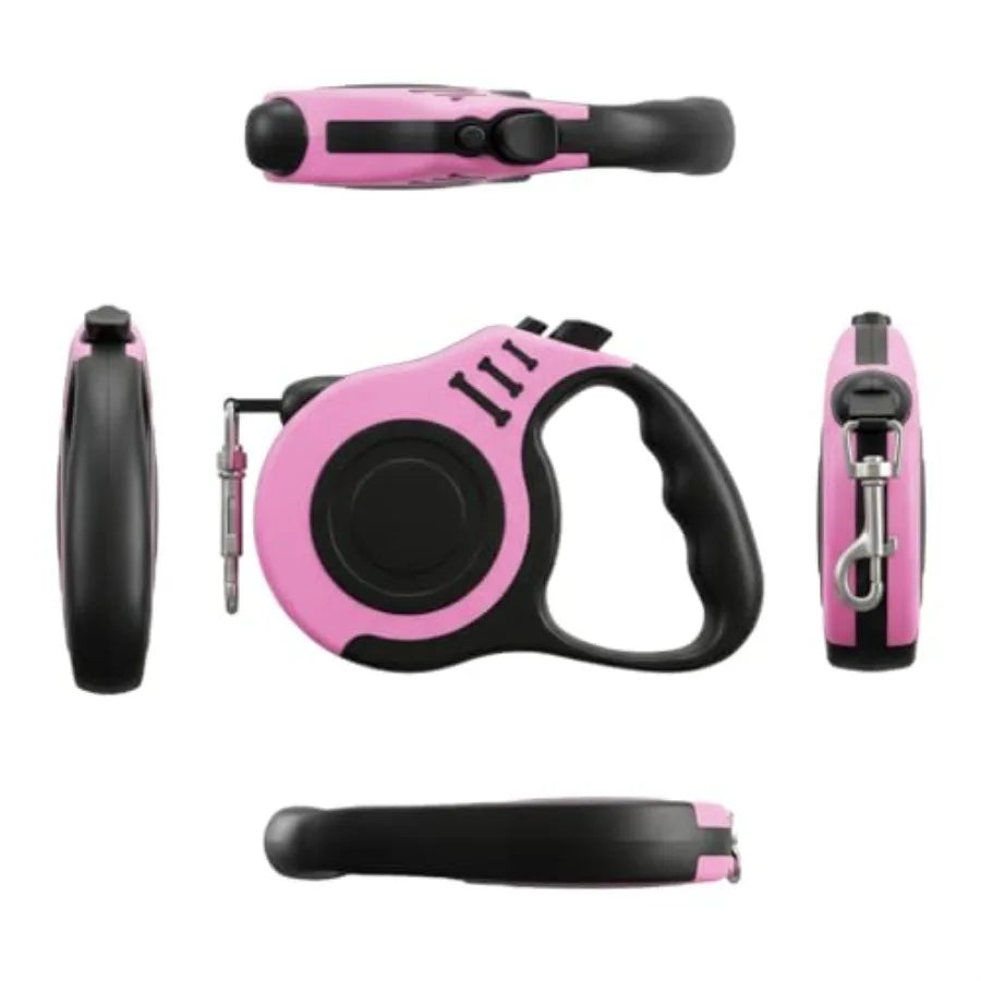 Retractable Dog Leash Set With Folding Bowl And Waste Bags