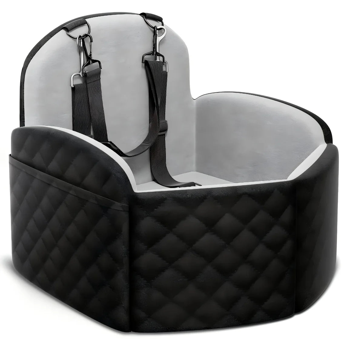 Memory Foam Travel Dog Car Seat With Cool Mat Cover