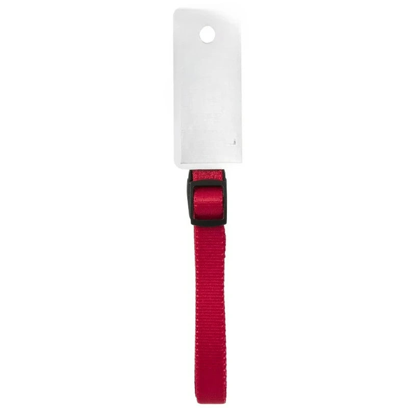 Solid Polyester Adjustable Dog Collar, Red, M