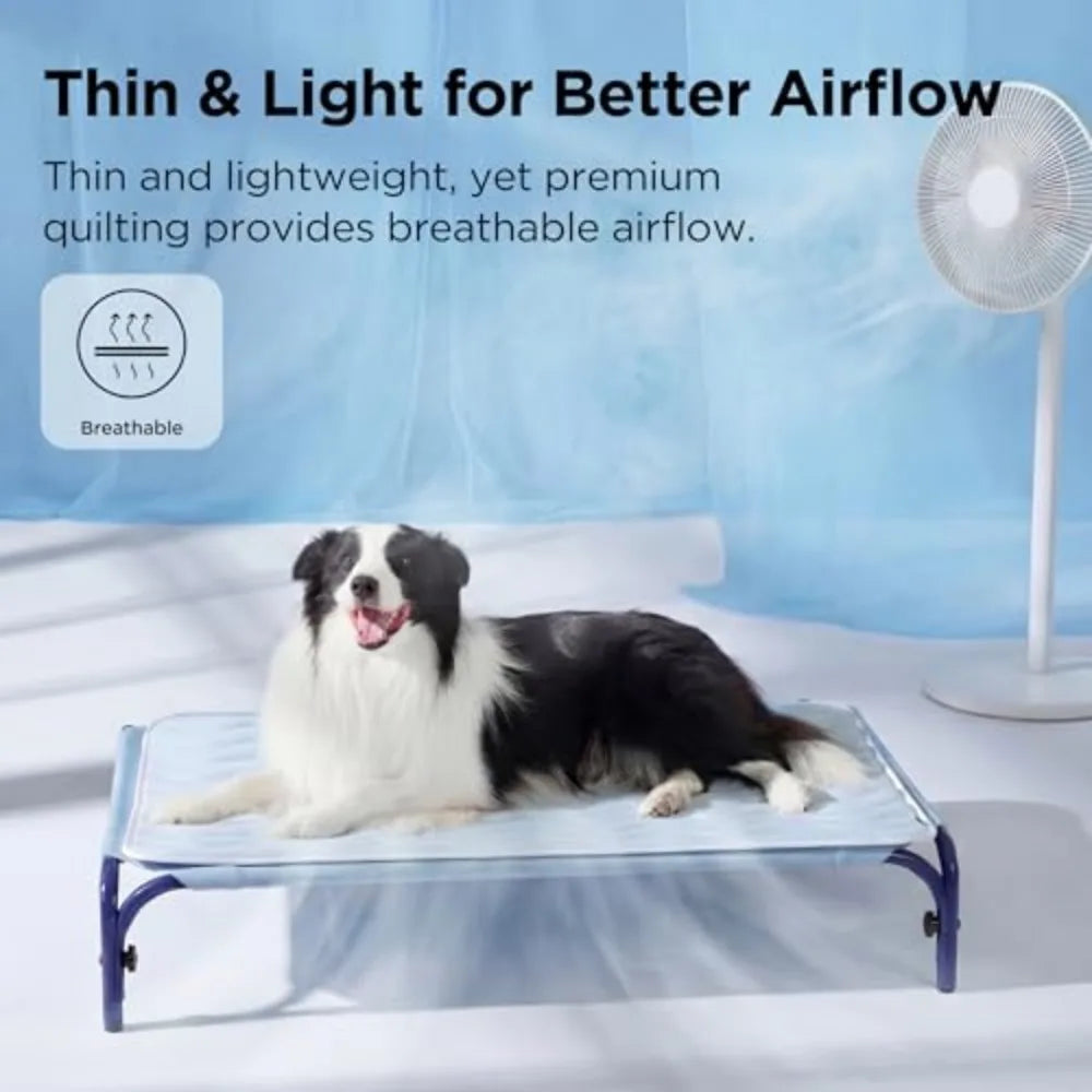 Washable Cooling Dog Mat Breathable Pet Bed For Seasonal Comfort