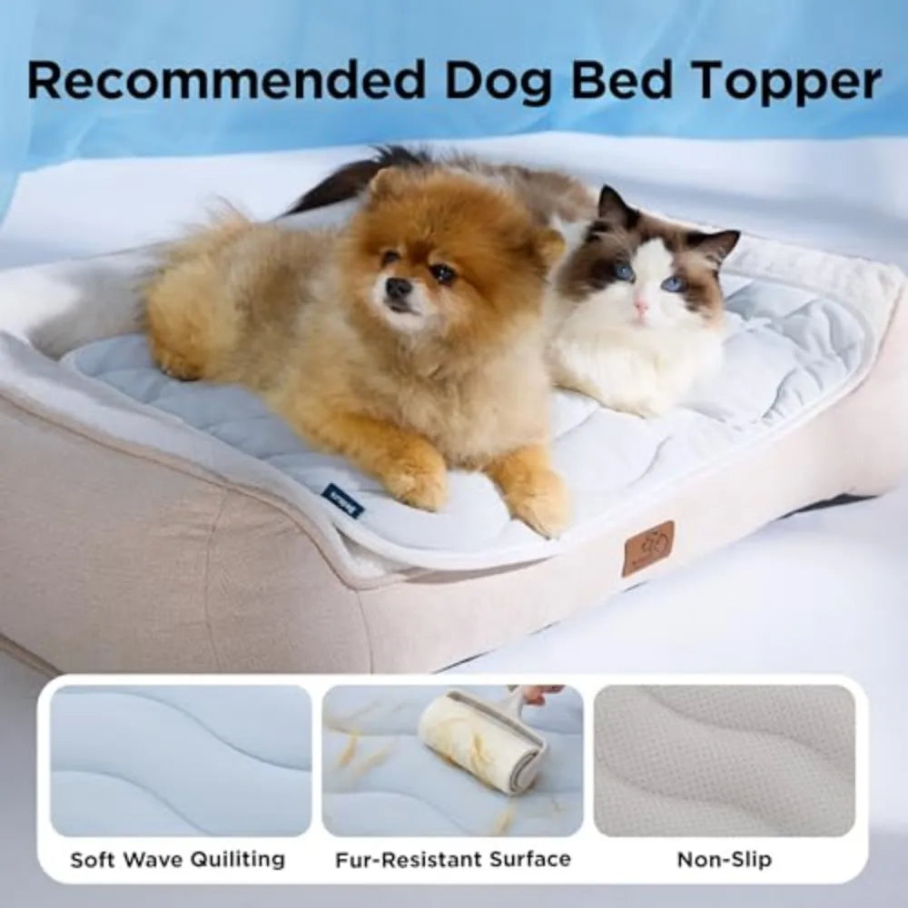 Washable Cooling Dog Mat Breathable Pet Bed For Seasonal Comfort