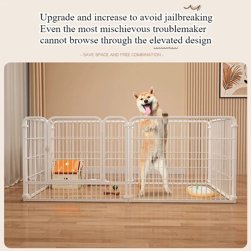 Indoor Iron Dog Cage Secure Metal Pet Kennel For Home Use