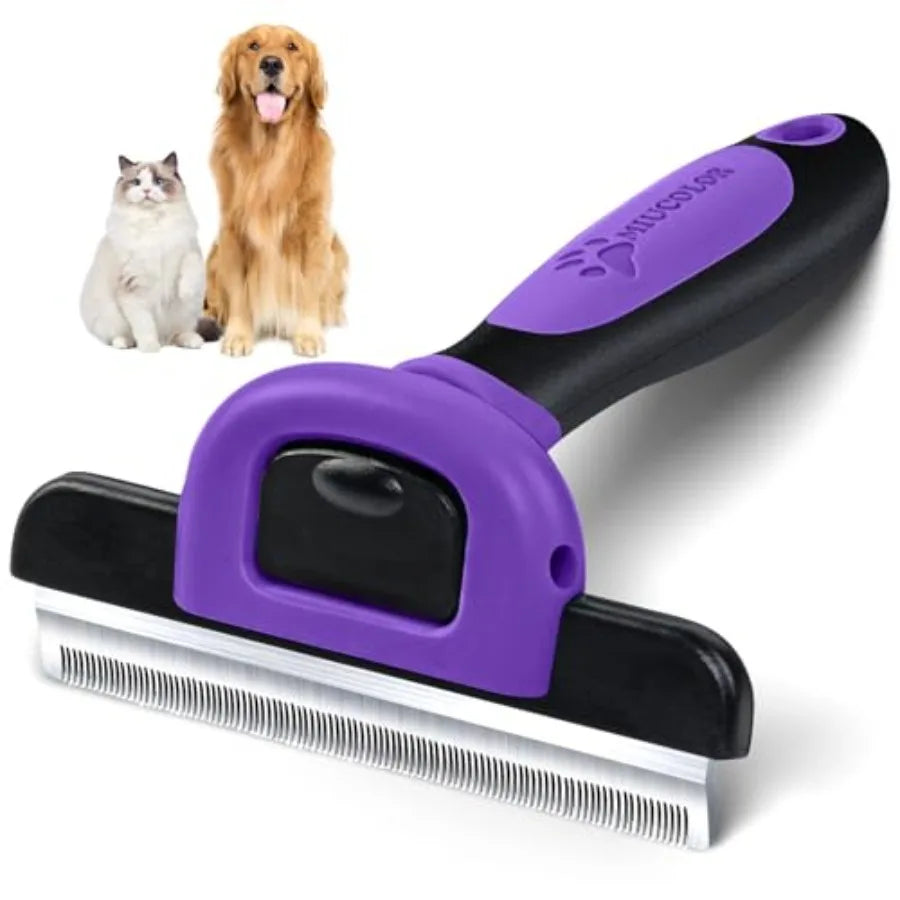Premium Stainless Steel Deshedding Brush For Dogs And Cats