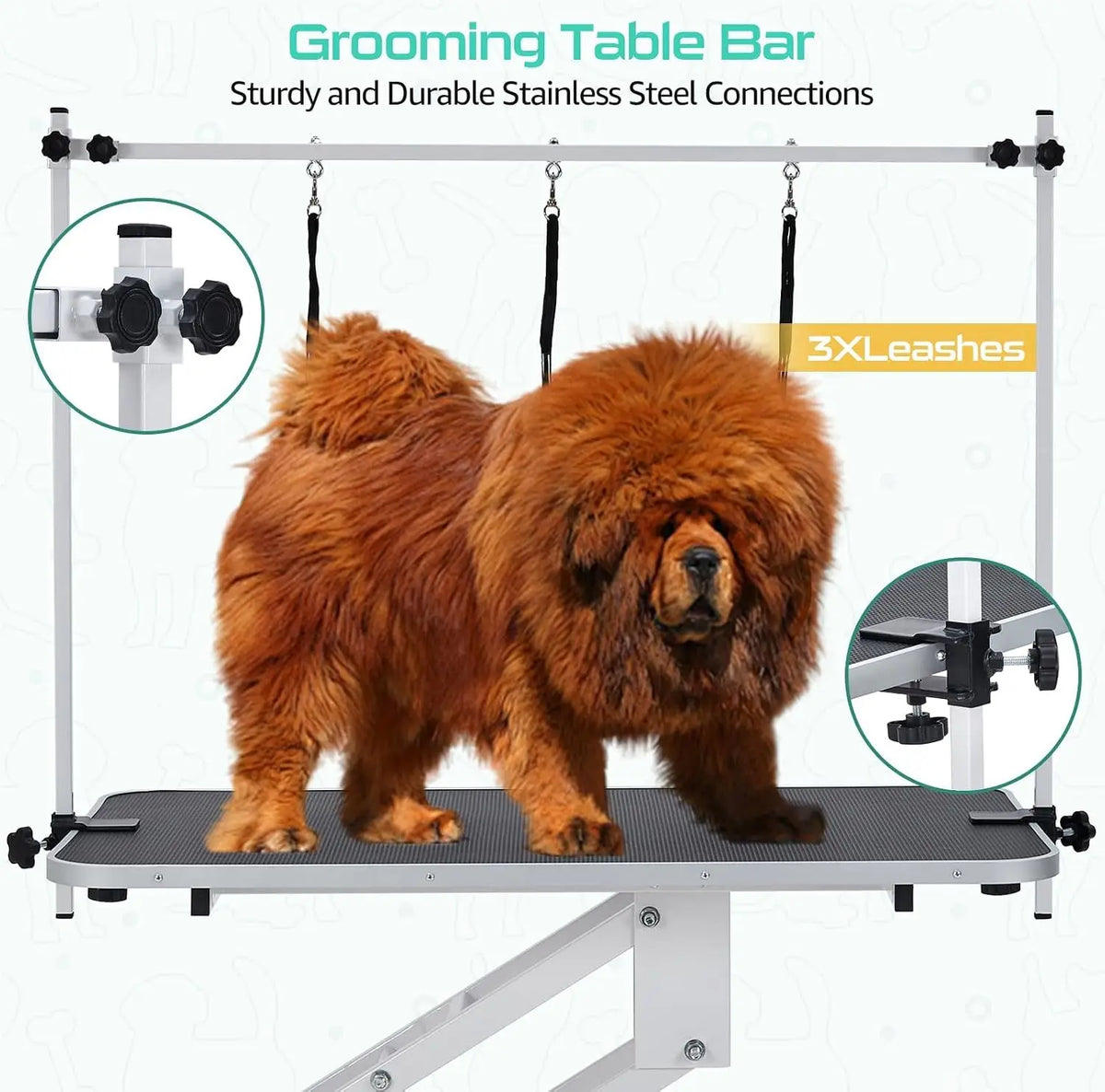 Garvee Electric Pet Grooming Table With Adjustable Arm Station
