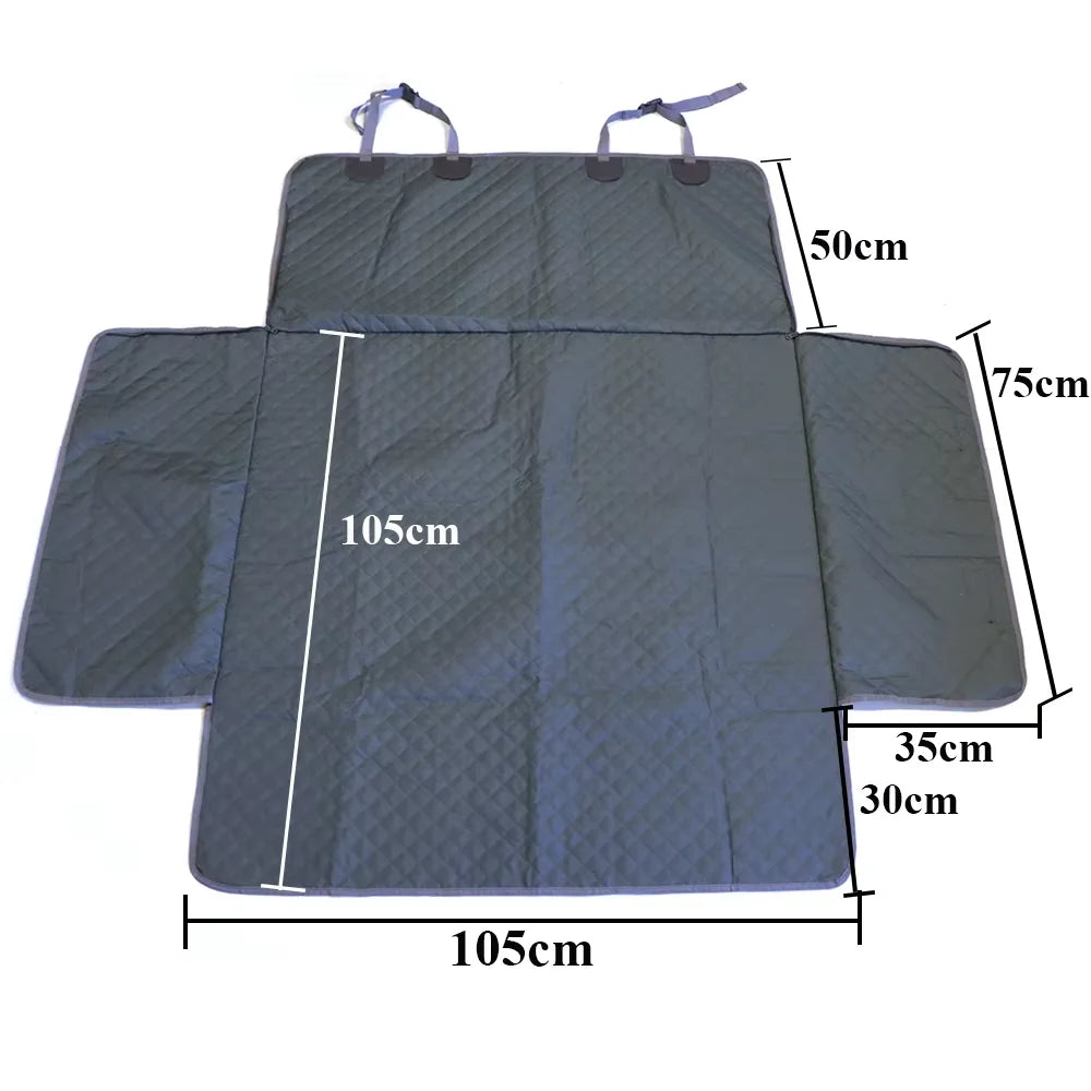 PETRAVEL Dog Car Seat Cover Universal Waterproof Trunk Liner