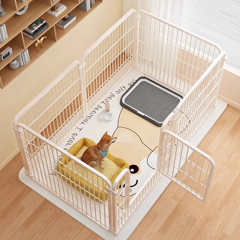 Indoor Iron Dog Cage Secure Metal Pet Kennel For Home Use