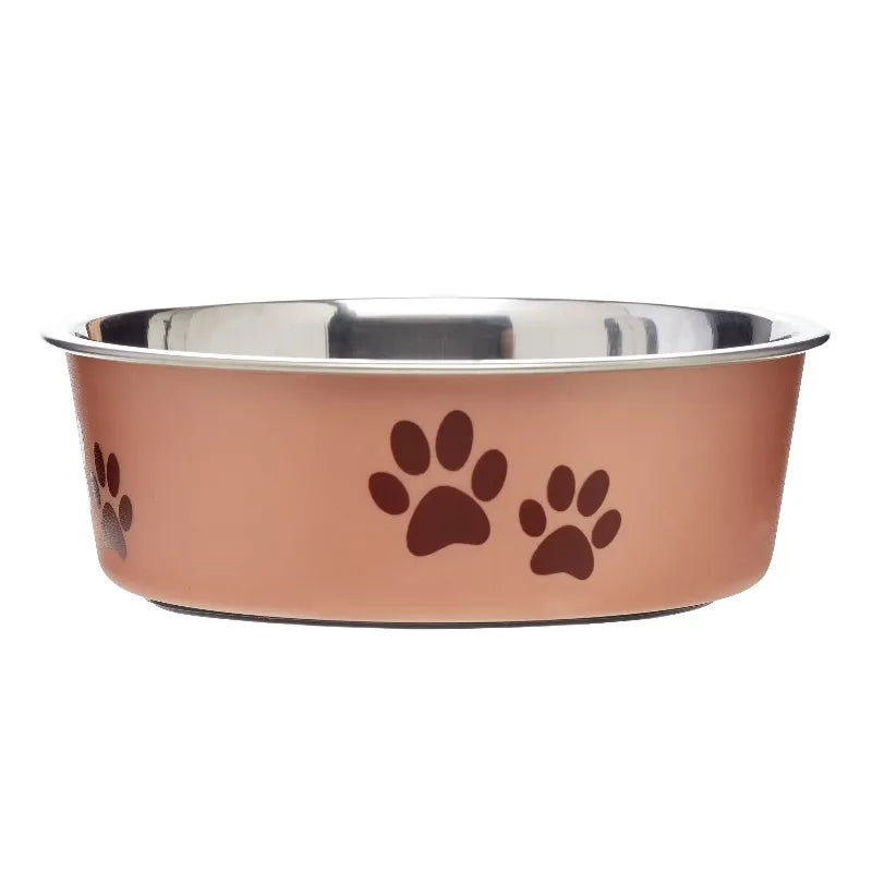 Dog Bowl ，Small Champagne, 1.0 CT，Stops gulping, helps prevent bloat .