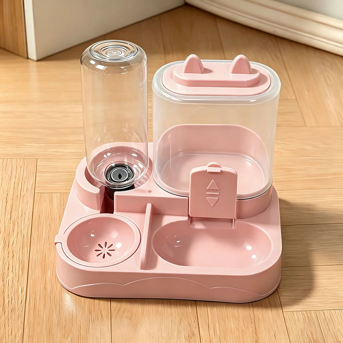 Dual Purpose Pet Feeder And Water Dispenser For Cats Dogs