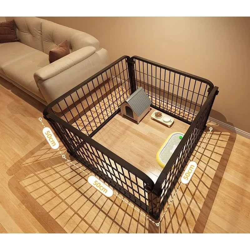 Indoor Iron Dog Cage Secure Metal Pet Kennel For Home Use