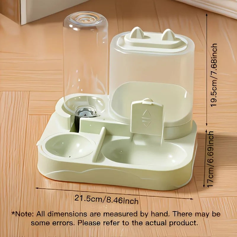 Dual Purpose Pet Feeder And Water Dispenser For Cats Dogs