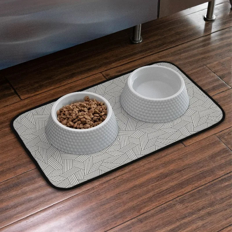 Pet Bowl Mat For Cleaner Floors And Easier Mealtimes