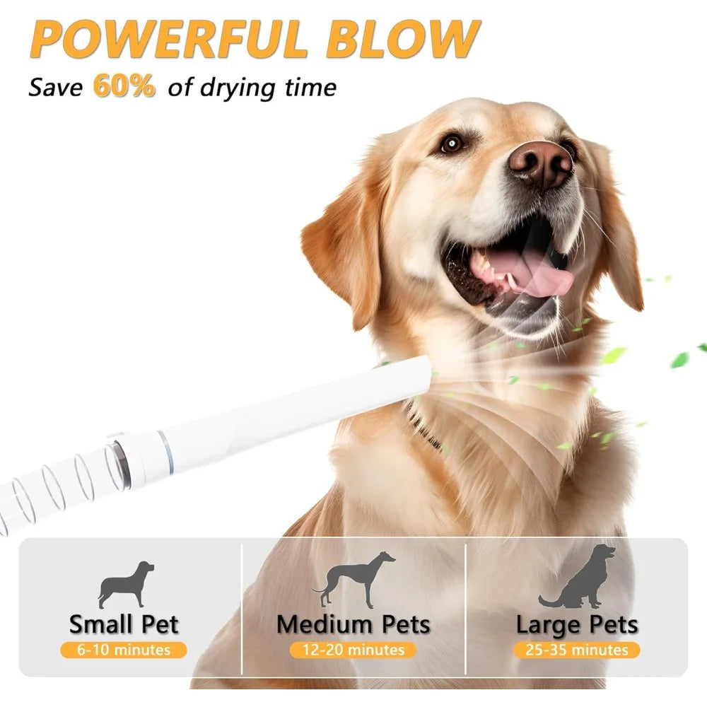 XMSJ Rechargeable Dog Grooming Vacuum And Dryer System