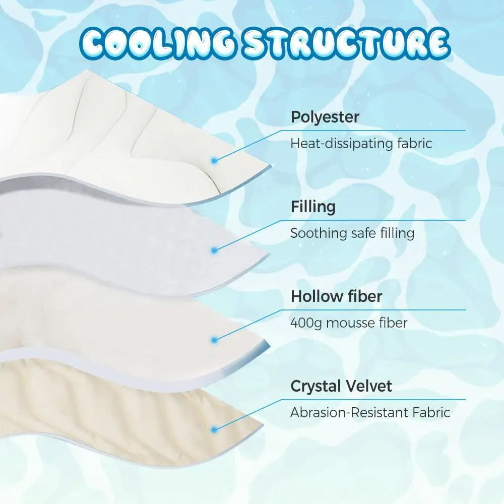 Premium Washable Portable Pet Cooling Mat For Dogs And Cats