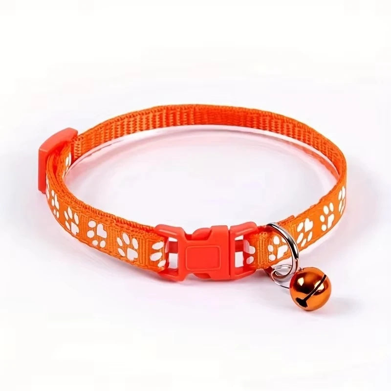 Adjustable Cat Collar With Bell And Decorative Ribbons