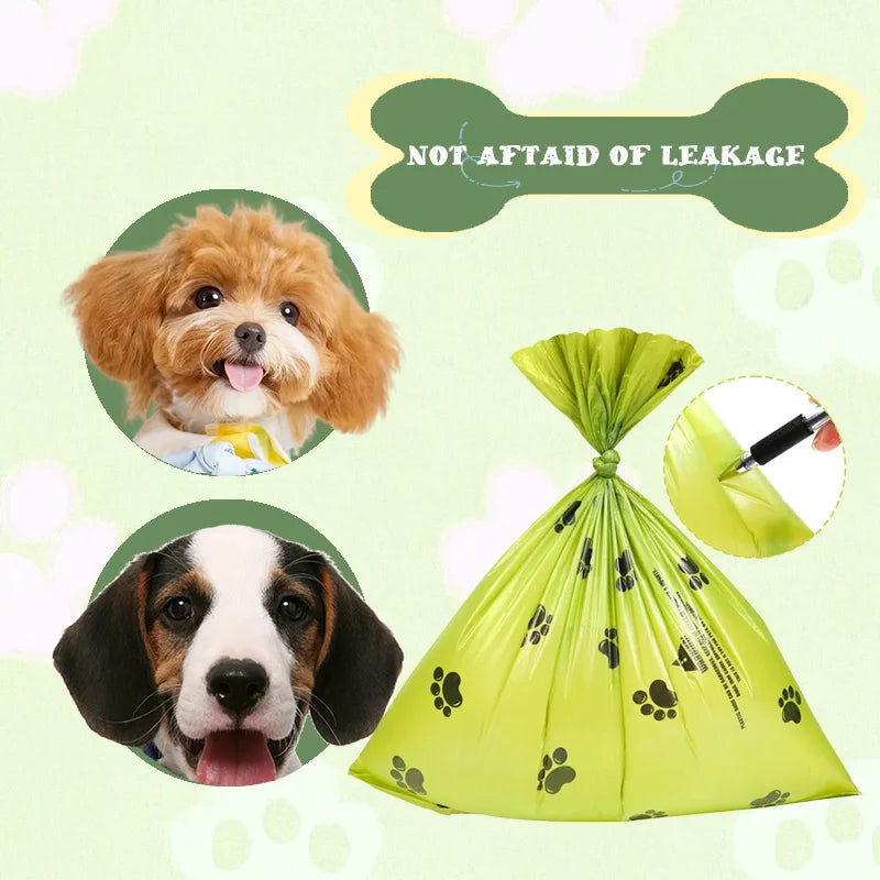Extra Thick Leak Proof Dog Poop Bags For Easy Cleanup