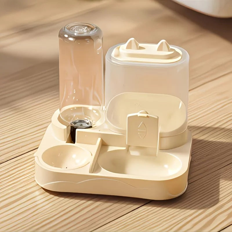 Dual Purpose Pet Feeder And Water Dispenser For Cats Dogs
