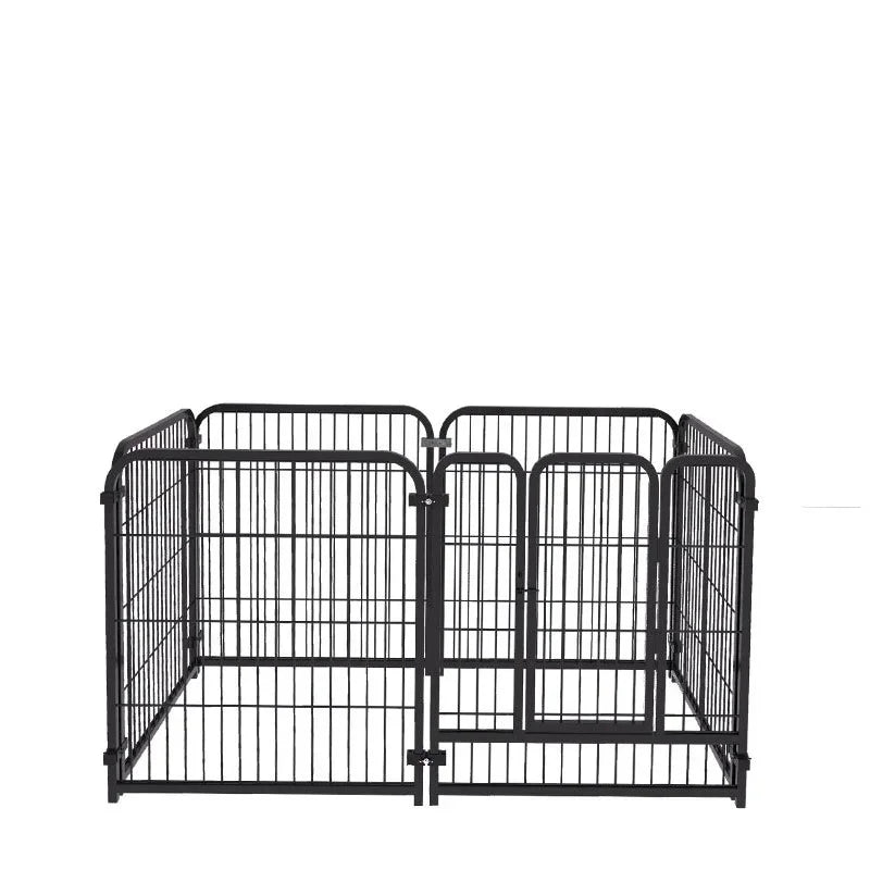 Foldable Stainless Steel Dog Playpen Exercise Fence For Pets