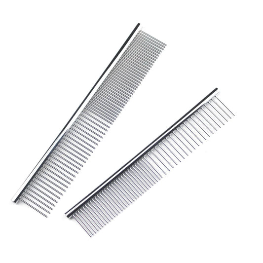 Stainless Steel Pet Grooming Comb For Thick Hair Dematting
