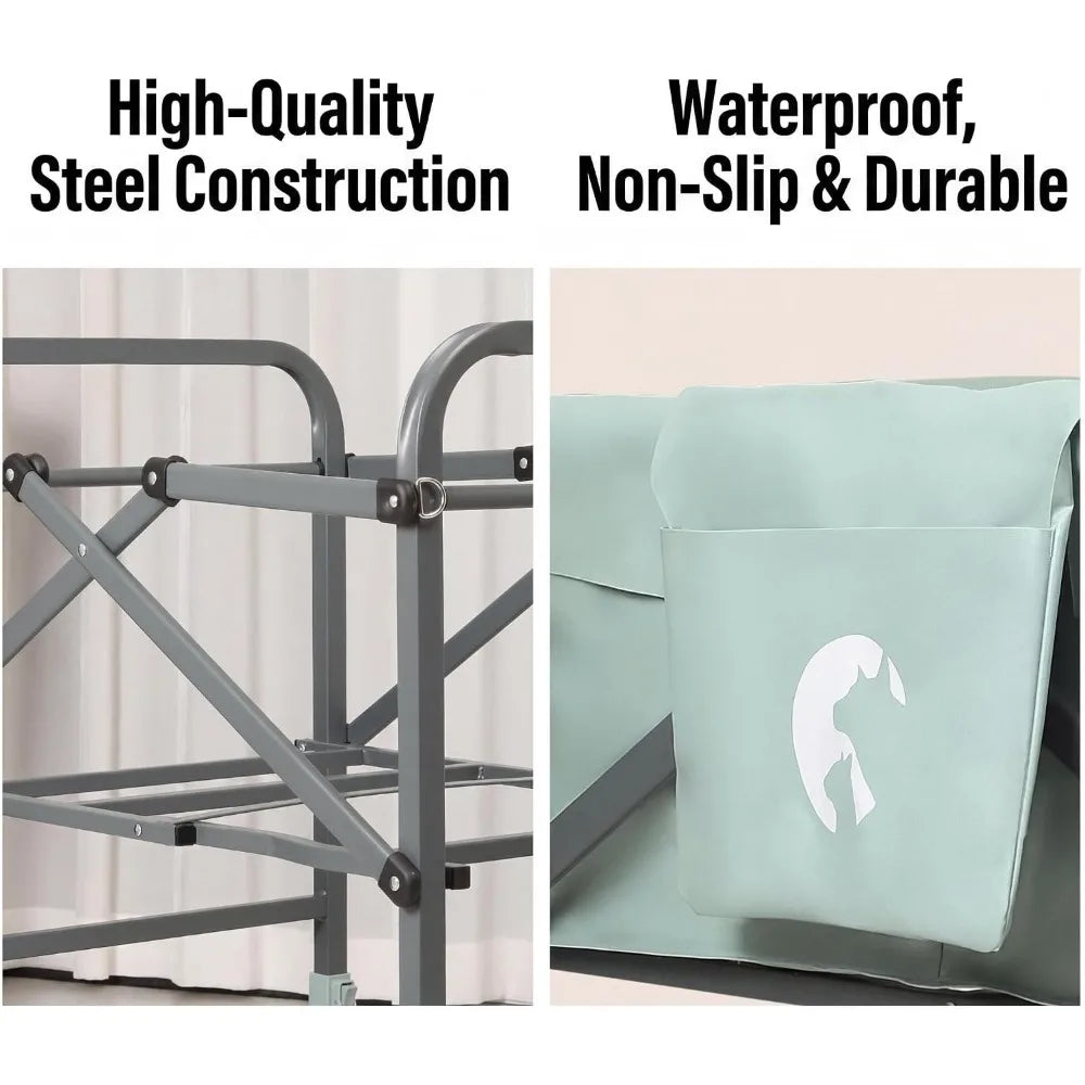 Garvee Portable Pet Grooming Bath Support Frame Foldable Storage Rack