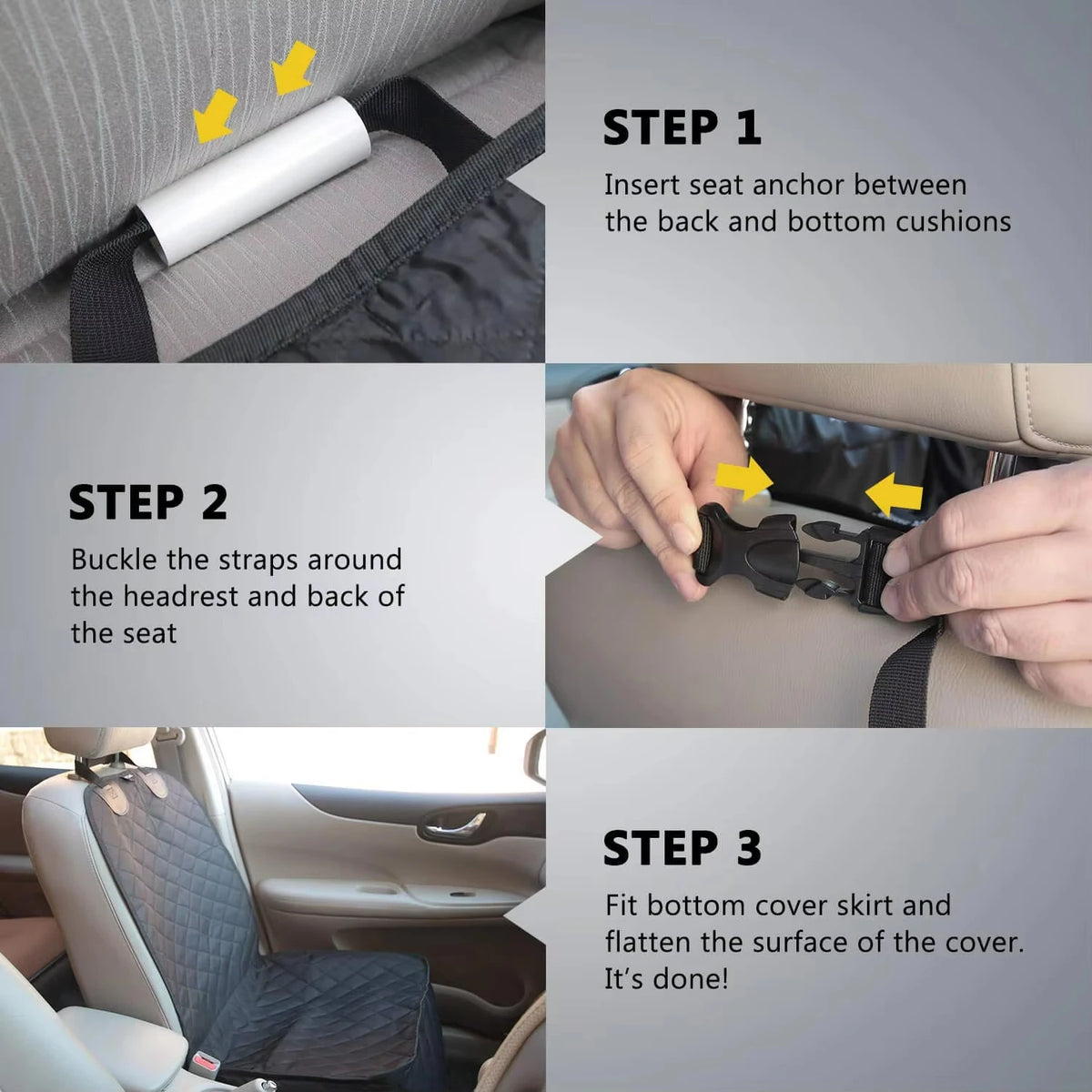 PETRAVEL Waterproof Front Seat Cover For Dogs And Cats