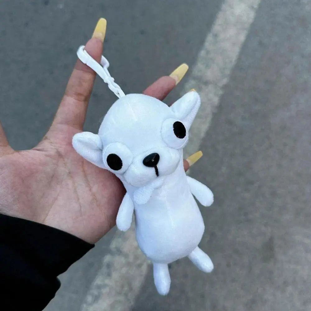 Plush Chihuahua Puppy Keychain Stuffed Animal Pendant Kids Gift