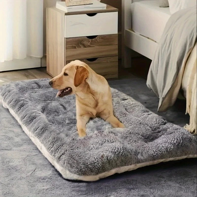 Breathable Thickened Plush Dog Bed And Sofa Mat For Pets