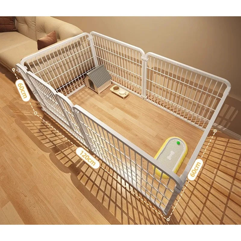 Indoor Iron Dog Cage Secure Metal Pet Kennel For Home Use
