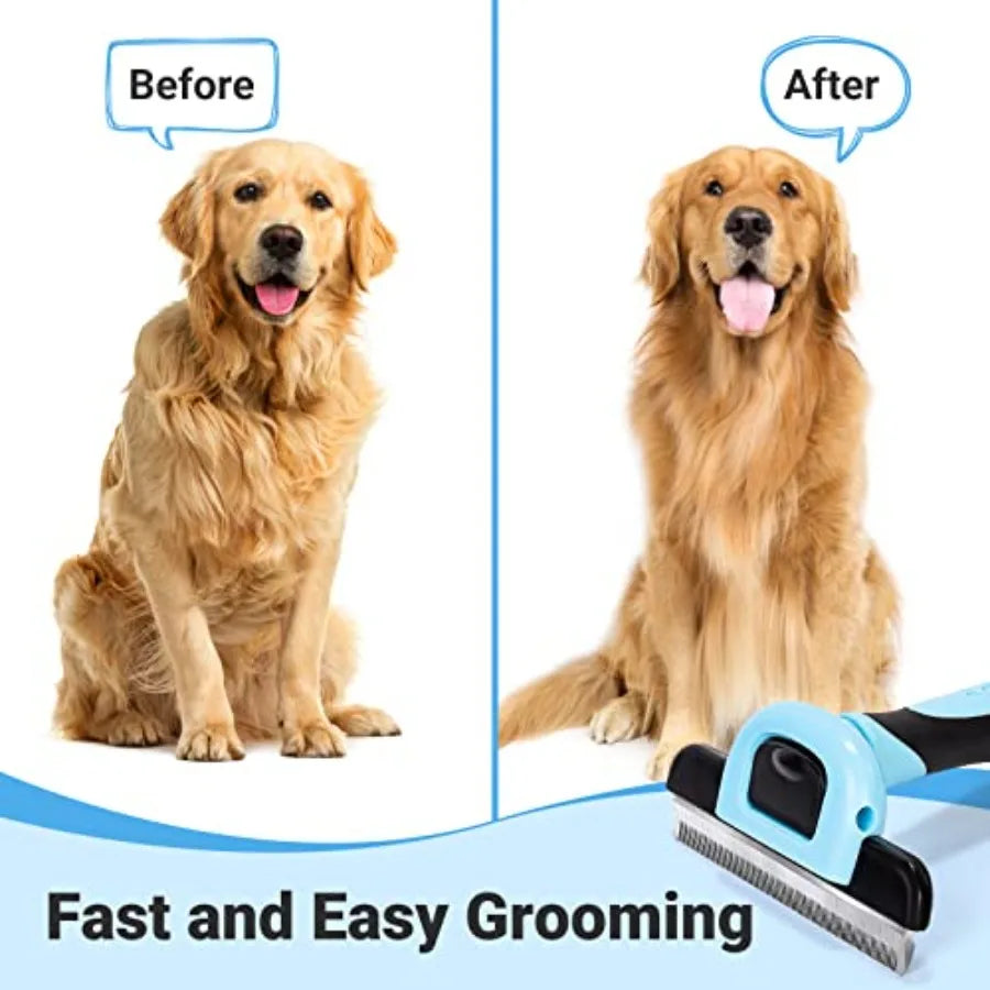 Premium Stainless Steel Deshedding Brush For Dogs And Cats