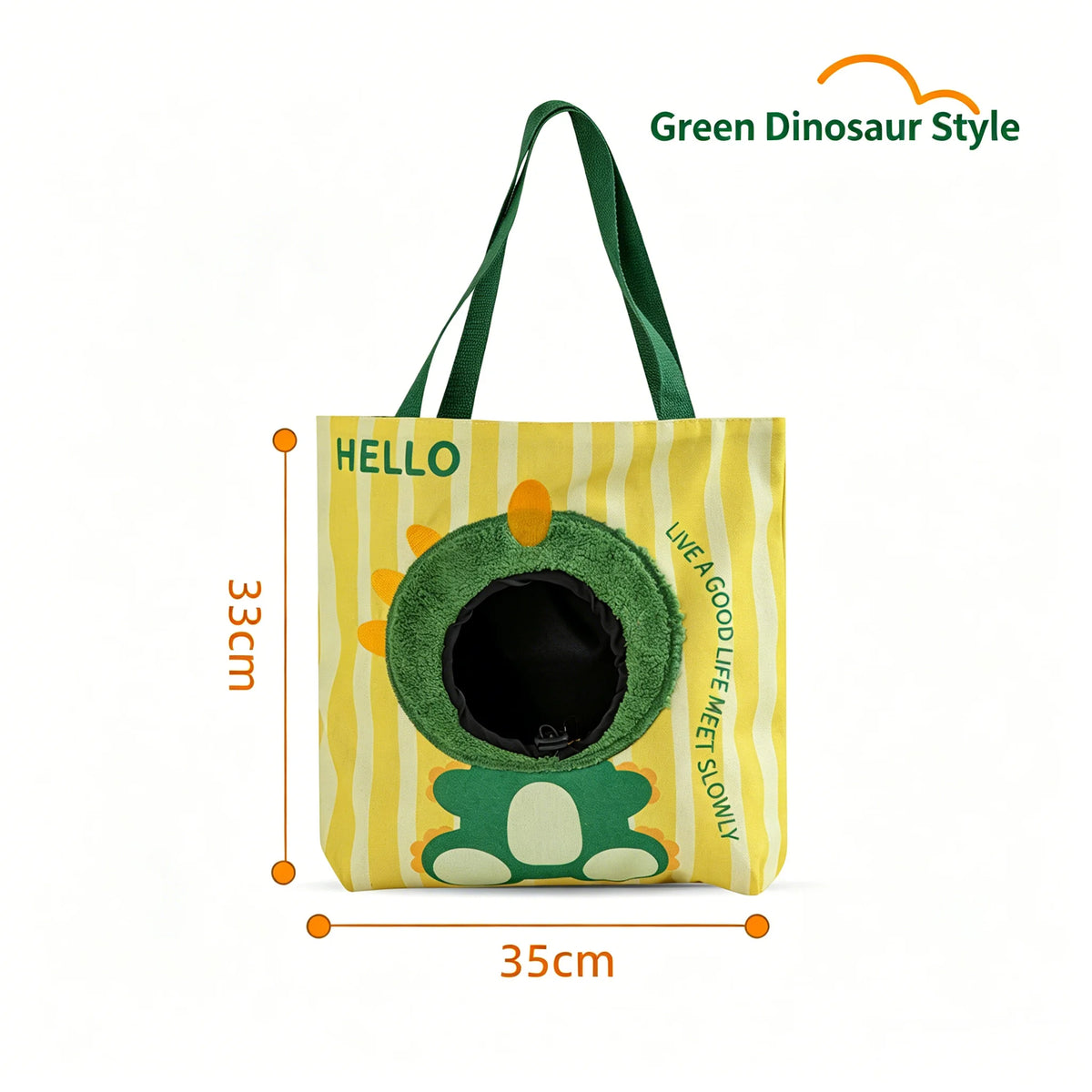 Breathable Canvas Cat Travel Carrier Tote Bag For Pets