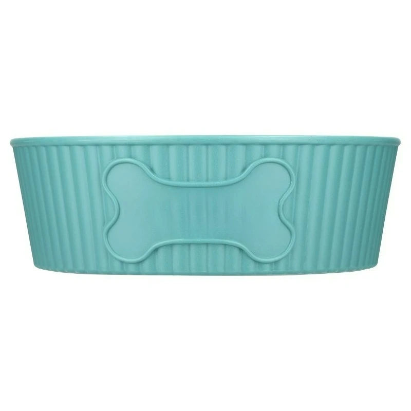 Premium Plastic Round Pet Bowl For Dogs Daily Meals
