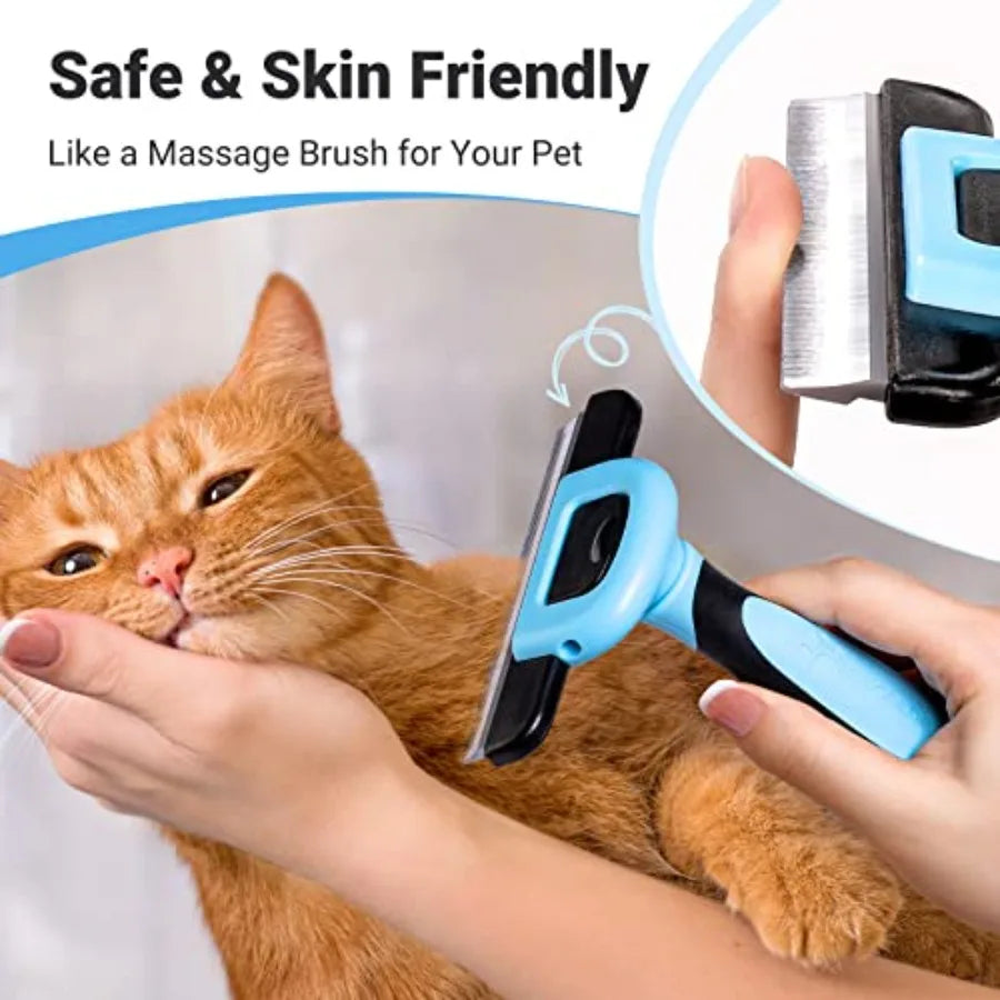 Premium Stainless Steel Deshedding Brush For Dogs And Cats