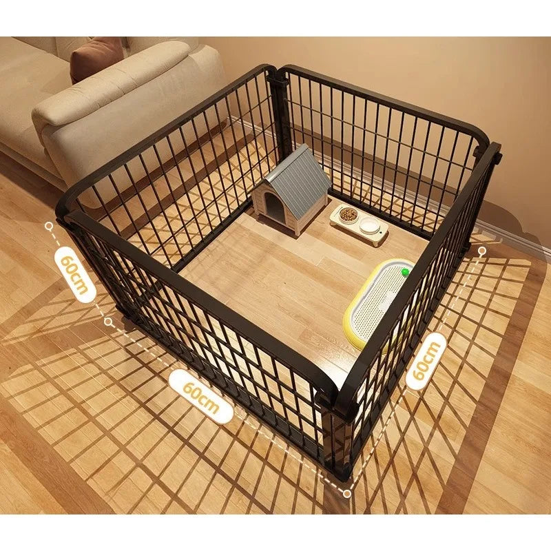 Indoor Iron Dog Cage Secure Metal Pet Kennel For Home Use