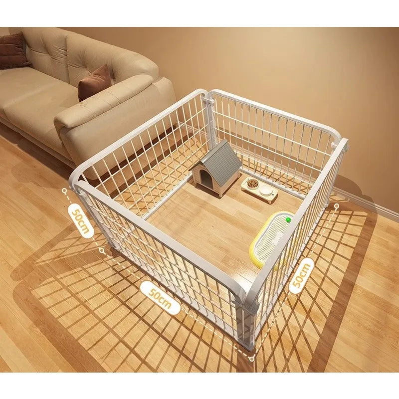 Indoor Iron Dog Cage Secure Metal Pet Kennel For Home Use