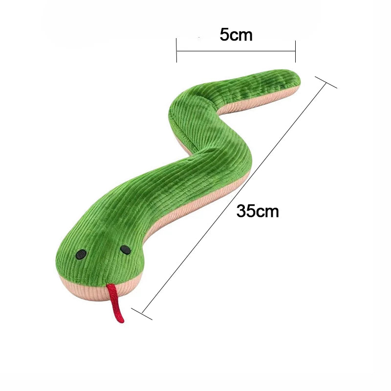 Interactive Snake Plush Toy For Dogs And Cats Indoor Play