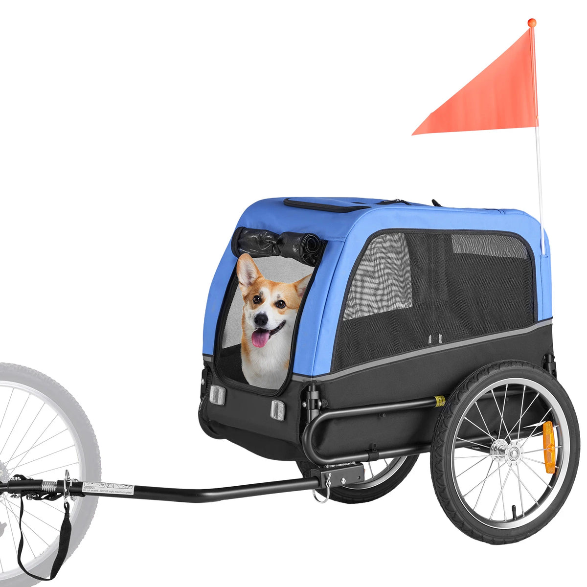 Durable Dog Bike Trailer Universal Bicycle Pet Carrier Quick Release