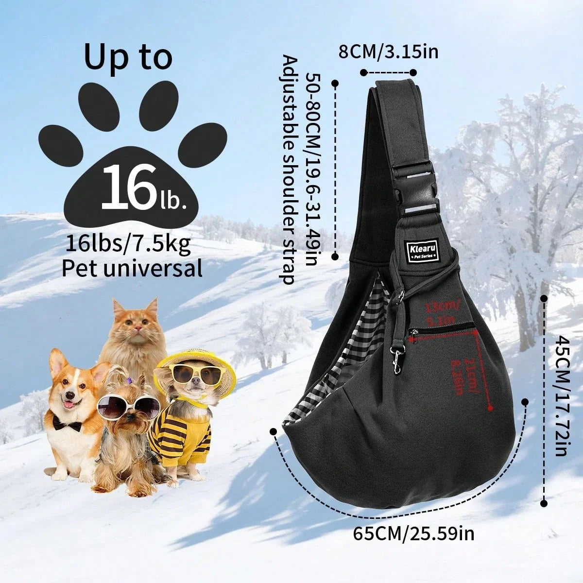 Breathable Foldable Pet Carrier Backpack For Small Cats And Dogs