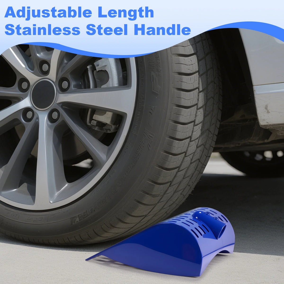 Ergonomic 2-in-1 Chicken Manure Shovel and Rake with Adjustable Handle