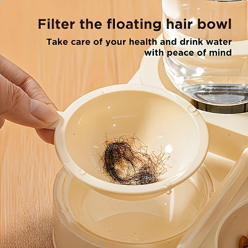 Dual Purpose Pet Feeder And Water Dispenser For Cats Dogs