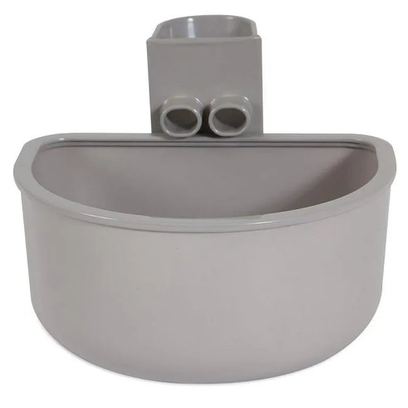 No Spill Kennel Cup Bowl For Dogs Cats Wire Crates