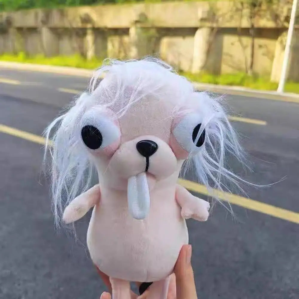 Plush Chihuahua Puppy Keychain Stuffed Animal Pendant Kids Gift