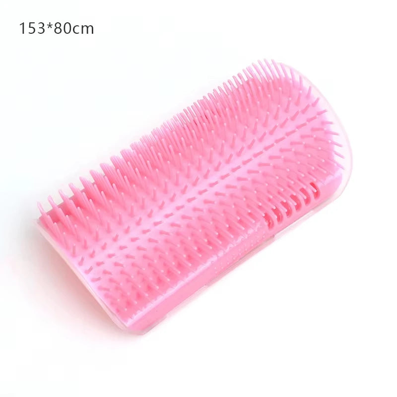 Cat Corner Scratching Comb With Integrated Catnip For Daily Grooming