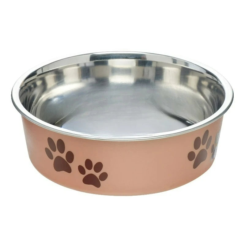 Dog Bowl ，Small Champagne, 1.0 CT，Stops gulping, helps prevent bloat .