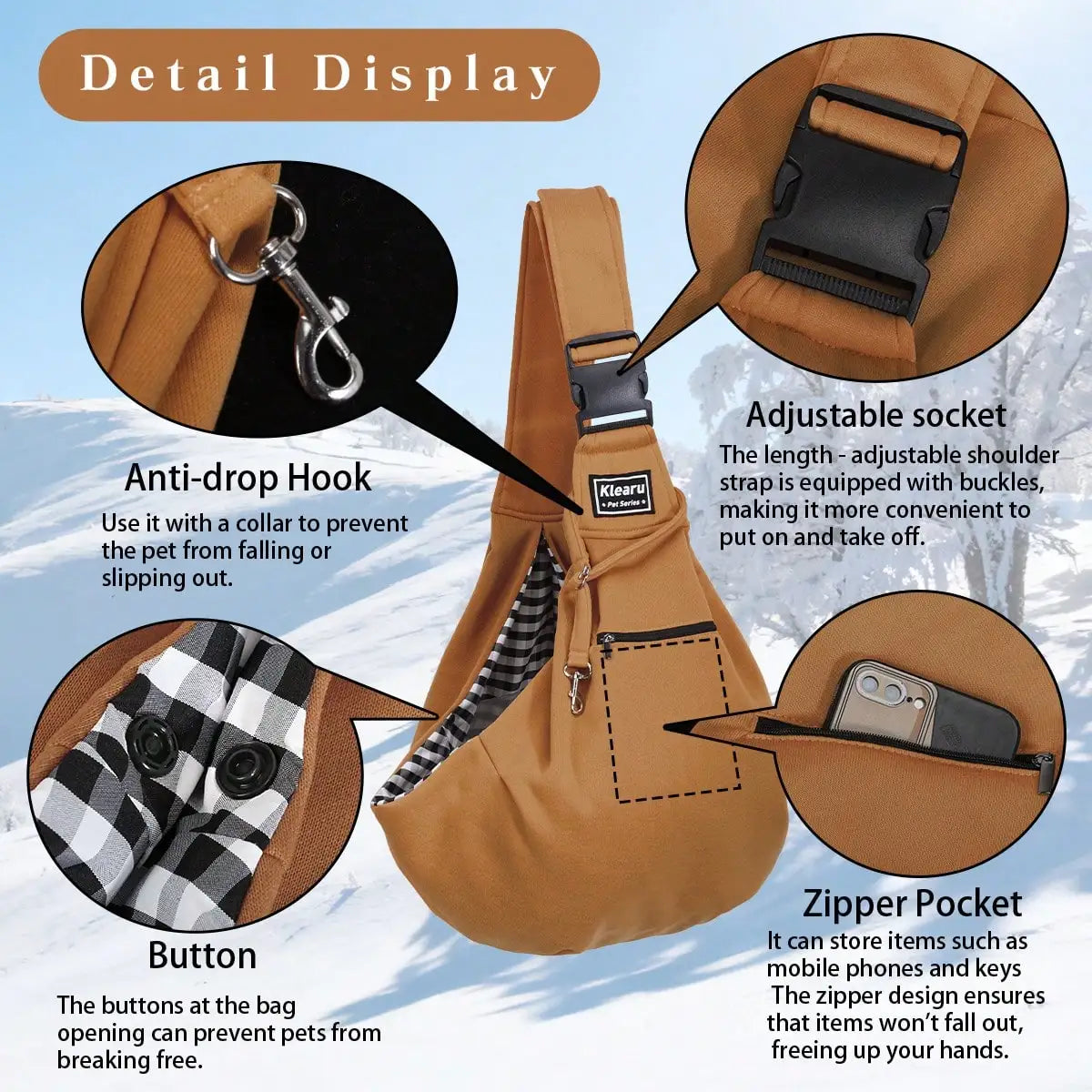 Breathable Foldable Pet Carrier Backpack For Small Cats And Dogs
