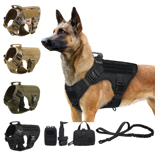 Petravel Tactical Padded Dog Harness For Daily Walking Training