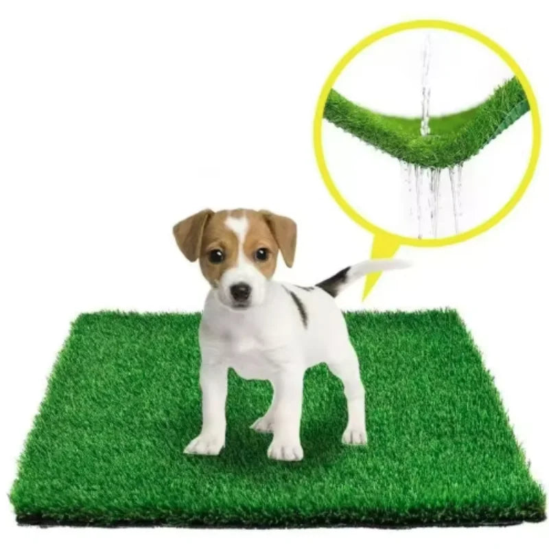 Portable Waterproof Artificial Turf Pet Urination Mat For Dogs