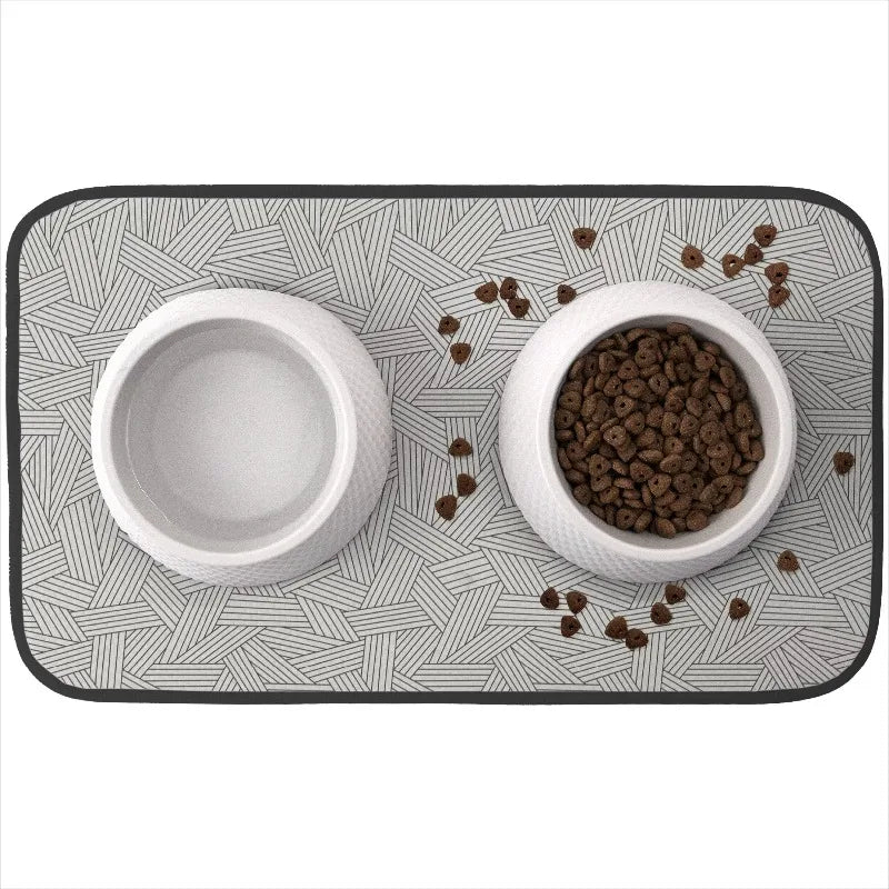 Pet Bowl Mat For Cleaner Floors And Easier Mealtimes