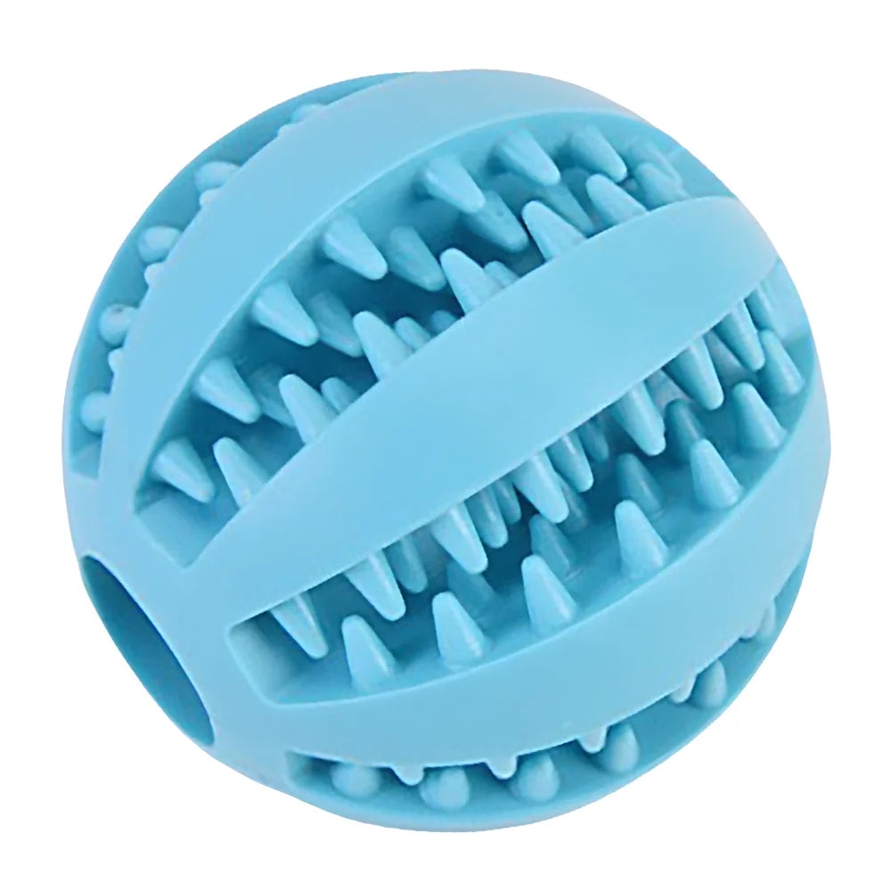 Rubber Dog Ball Teething Puzzle Toy For Biting Training