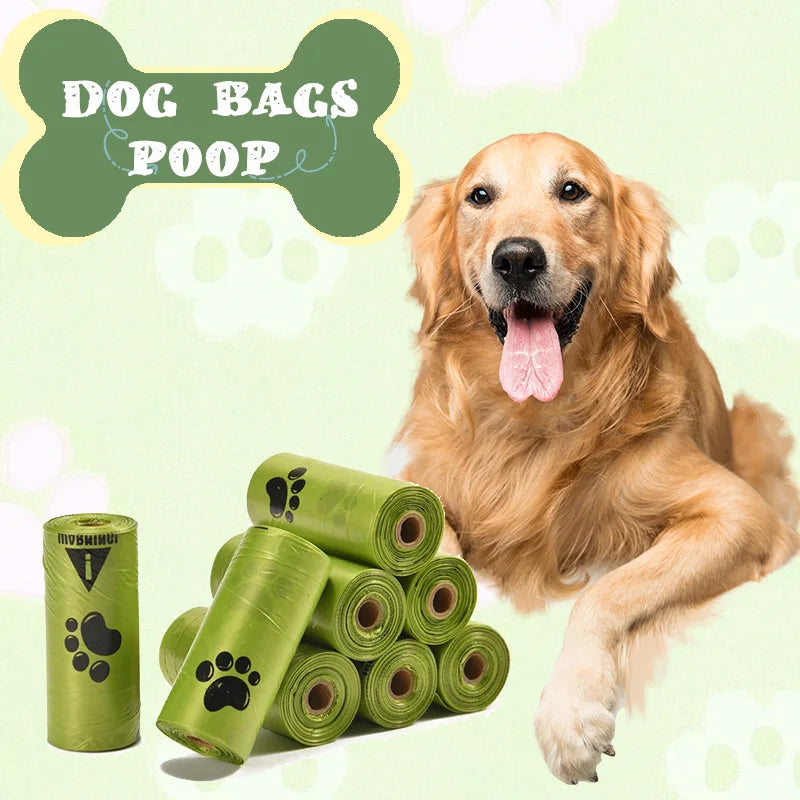 Extra Thick Leak Proof Dog Poop Bags For Easy Cleanup